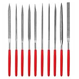 10 Stück Mini Diament Nadelfeilen Set, Mini Schlüsselfeilen mit...