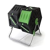 UPP Trommel-Komposter 2 Kammern je 70L | Schnellkomposter,Composter für...