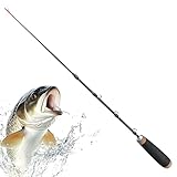 Teleskopanglrute,2-Stufige Eisangel Teleskoprute - Angelrute Für Weitwurf...