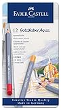 FABER-CASTELL 114612 - Aquarellstifte Goldfaber, 12-teiliges Buntstifte...