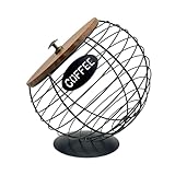 Kaffeekapselhalter – Kaffeestationskörbe | Eisenkörbe mit Deckel,...