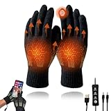 Mineup USB Beheizte Handschuhe, Handschuhe Heizung Stricken Handschuhe,...