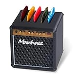 Cumnvulnt Guitar Picks Holder, Plektrum Halter, Schwarz Pickhalter für...