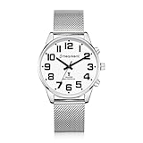 Hearkent Herren Sprechende Uhr,Deutsche Sprachansage,Große...
