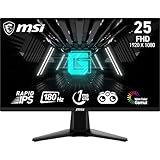 MSI G255F 24,5-Zoll-FHD-Gaming-Monitor – 1920 x 1080 Rapid IPS-Panel, 180...