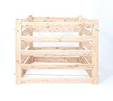 Westmann Holz Komposter Konni S | Lärchenholz FSC-Zertifiziert | Robustes...