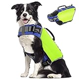 Pawaboo Schwimmweste Hund, Einstellbare Hundeschwimmweste mit Starkem...