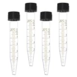 ULTECHNOVO 4 Stück 10 Ml Glas Zentrifugenröhrchen Spitzboden Reagenzglas...