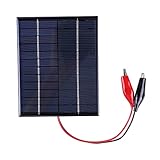 Wasserdichte 5W 12V Solarpanel Outdoor tragbar DIY Solar Ladegerät...