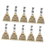 GANAZONO 10 Stück Teiliges Angelglocken Set mit Lauten Alarmen aus...