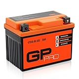 GP-Pro GP-001 12V GEL 5Ah GEL Motorrad Batterie GTX5L-BS, wartungsfrei...