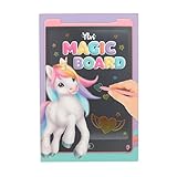 Depesche 13183 Ylvi Magic Board - Rosa Schreib- und Maltafel mit...