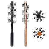 lomdung 2 Stück Curly Hair Brush, Rundbürste Bart, Lockenbürste für...