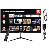 Antteq ASM25FC Smart Monitor 25 Zoll,High Resolution, Android OS,Bluetooth...