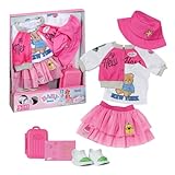 BABY born Deluxe Reiseoutfit mit Puppenkleid, Hut, Schuhen, Reisepass und...