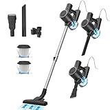 Vactidy Blitz C6 600W Staubsauger mit Kabel, 25KPa Stielstaubsauger mit...