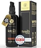 BIO Retinol Serum hochdosiert 100ml • Retinol 5-Fach-Komplex +Hyaluron...