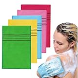 URAQT Peelinghandschuh, 5 Stück Exfoliating Gloves peelinghandschuhe,...