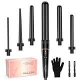 Lockenstab Große und Kleine Locken Set - 6 in 1 Mit Verschiedenen...