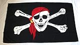 Piraten Flagge 150x90 Polyester stabile Hissflagge #1 Bandana