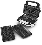 Tefal SW7011 Snack XL Sandwichmaker & Waffeleisen | 2 antihaftbeschichtete...