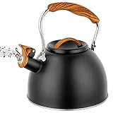 CRROEL Flötenkessel, 3liter wasserkessel, Pfeifkessel aus Edelstahl,...