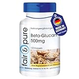 Fair & Pure® - Beta-Glucan Kapseln 500mg aus Hafer - 120 Kapseln - vegan -...