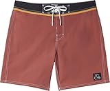 Quiksilver - Herren Original Straight Leg Solid 18 Boardshort, Braun...