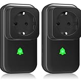COTINSE 2Pack Stromausfallalarm melder mit LED Anzeige, 0-110db...