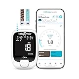 KETO-MOJO GKI Bluetooth-Glukose- & Keton-Testkit (mg/dL) + kostenlose App...