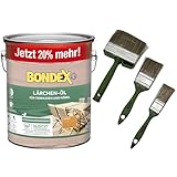 zbs24 Bondex Lärchen Öl 3 Liter, für Terrassendielen und Möbel,...
