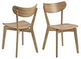 AC Design Furniture Roxanne Esszimmerstühle 2er Set, H: 79,5 x B: 45 x T:...