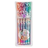 Depesche 12743 TOPModel - Glitter Gelstifte Set im transparenten Täschchen...