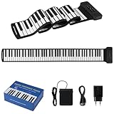 KOMFOTTEU Aufrollbares Digitalpiano mit 88 Tasten, elektronisches Klavier...