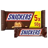 Snickers Schokoriegel, Erdnüsse, Karamell, Eine Packung á 5 Riegel |...