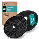 FilterBase® Aktivkohlefilter 2 Stück passend für Silverline AF100,...