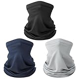3 Stück Multifunktionstuch Schlauchschal, Winddicht Bandanas Elastiche...