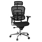 hjh OFFICE Chefsessel ergonomisch ERGOHUMAN Base ONE Bürostuhl mit...