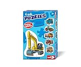 NORIS 6 erste Puzzles Fahrzeuge – Kinderpuzzle ab 3 Jahren mit Traktor...