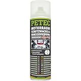 PETEC Motorschutzwachs Spray Motorraum Konservierung Durchsichtig 500Ml