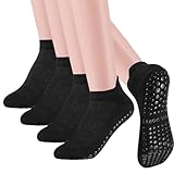 Yamitora 4 Paar Yoga Socken Damen Anti Rutsch Stoppersocken,36-39...