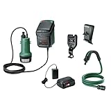 Bosch GardenPump 18V-2000 Tauchpumpe mit 18 V Akku und Ladegerät | Für...