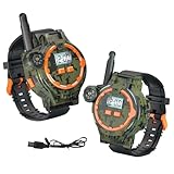 Shurzzesj Walkie-Talkies für Kinder, Walkie-Talkie-Uhr | Automatische...