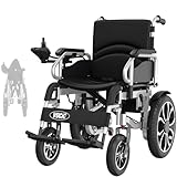 VOCIC V56 Rollstuhl Elektrisch Faltbar Leicht,30KM Elektrischer Rollstuhl...