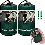 BlissfulAbode Überlebensschlafsack, Bivvy, tragbar, wasserdicht,...