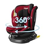Reecle 360 Drehbar i-Size Kindersitz mit ISOFIX 40-150 cm (0-36 kg)...