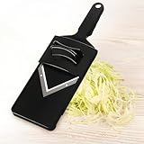 Gemüsehobel,Stahl Hobel V-Klinge,Juliennehobel, mit Schützender Reibe,...