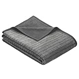 Ibena Fano Sofaschoner 100x200 cm – Sofaschutz grau hellgrau, toller...