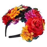 Holibanna Tag Der Toten Haarschmuck Floral Kopfschmuck Für Frauen...