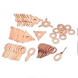 48Pcs Bolzenschweiß Kit Zubehör Gerade Verdrehte Ausbeuler Ringe Haken...